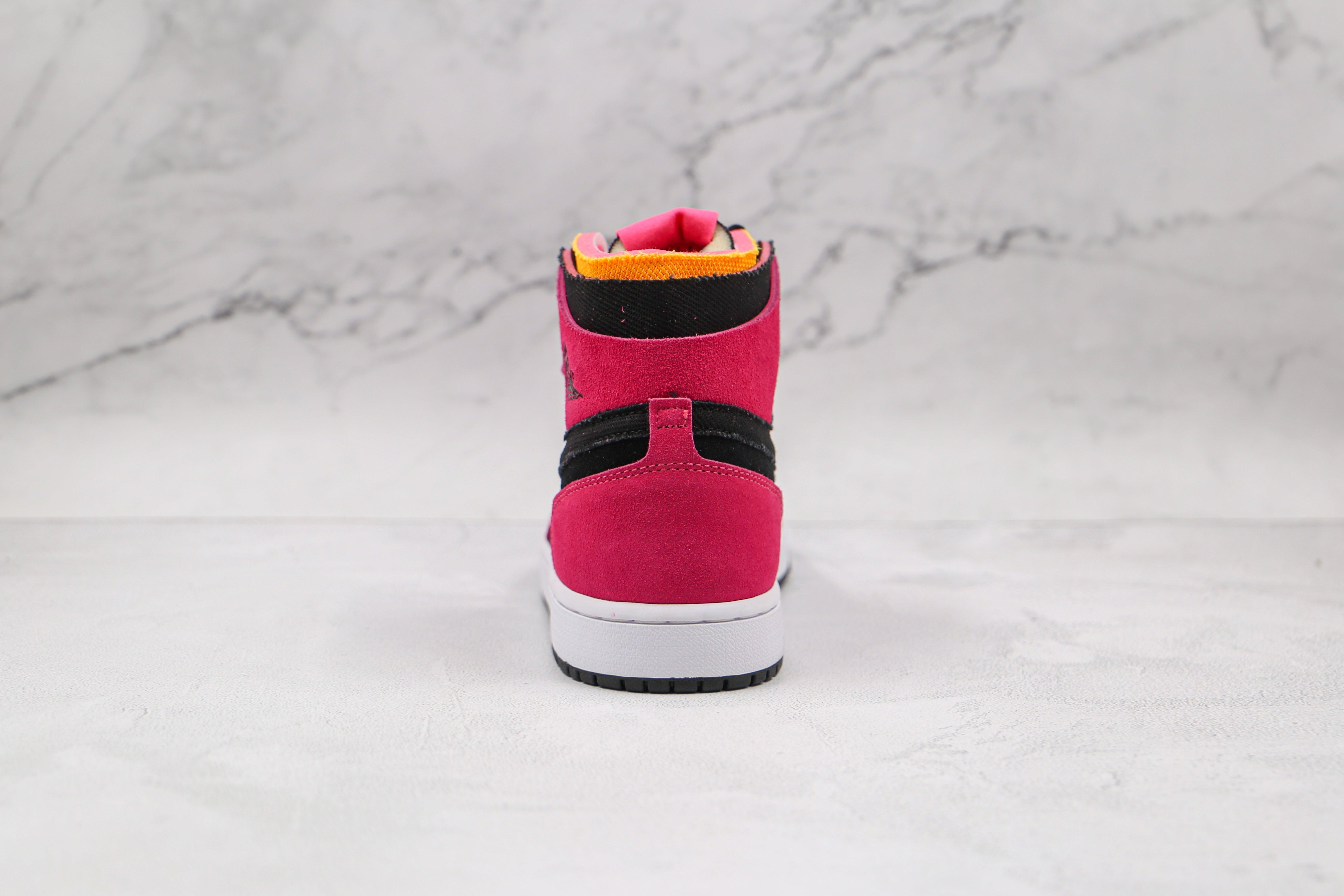 Custom RED Jordan 1 High Q Zoom Air ( Customs And Box ), Jordan 1 Sneakers Active - fashionupstore1