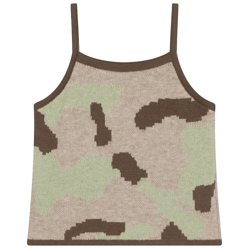 1984® Women Camouflage Super Crop Knit Sling Set - 1984brand