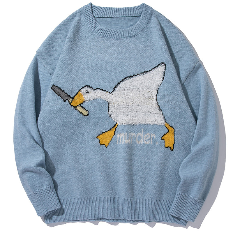 [Clearance] 1984 Knit Sweater Murder Goose - fashionupstore1