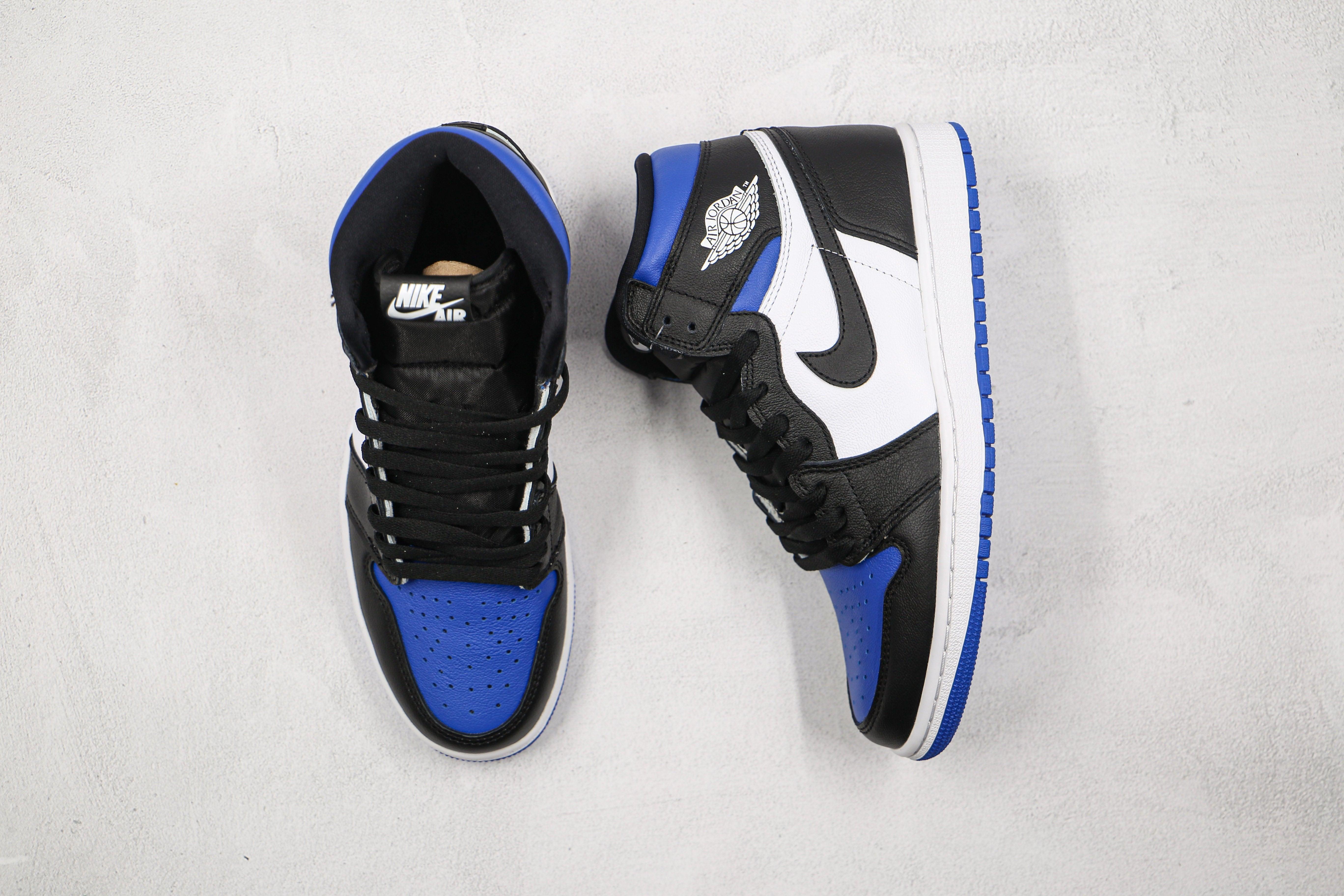 Custom Black Blue Jordan 1 High Q ( Customs And Box ), Jordan 1 Sneakers Active luxurysteps