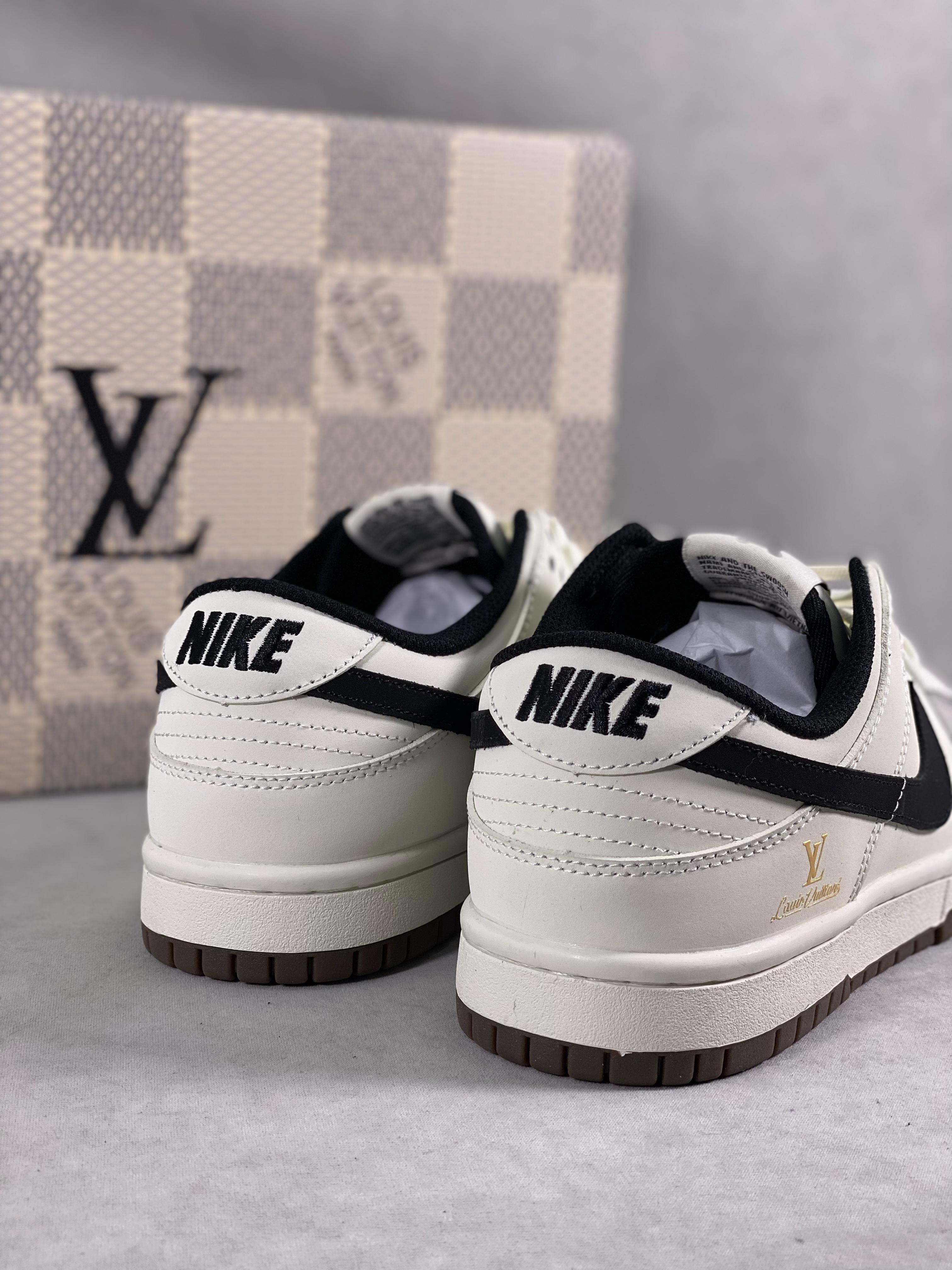 Custom LV x Nike Dunk Low JH8037 919 - fashionupstore1