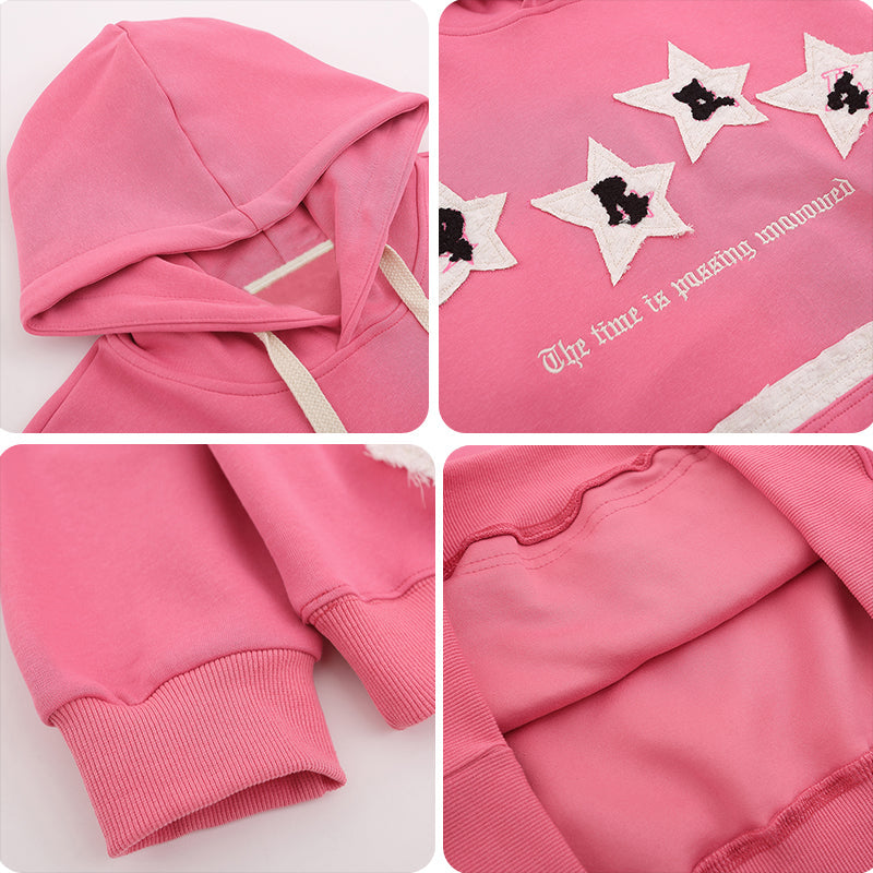 1984® Pullover Hoodie Star Patchwork - 1984brand