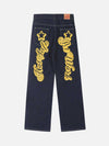 1984 Americana Star Letter Print Jeans - fashionupstore1