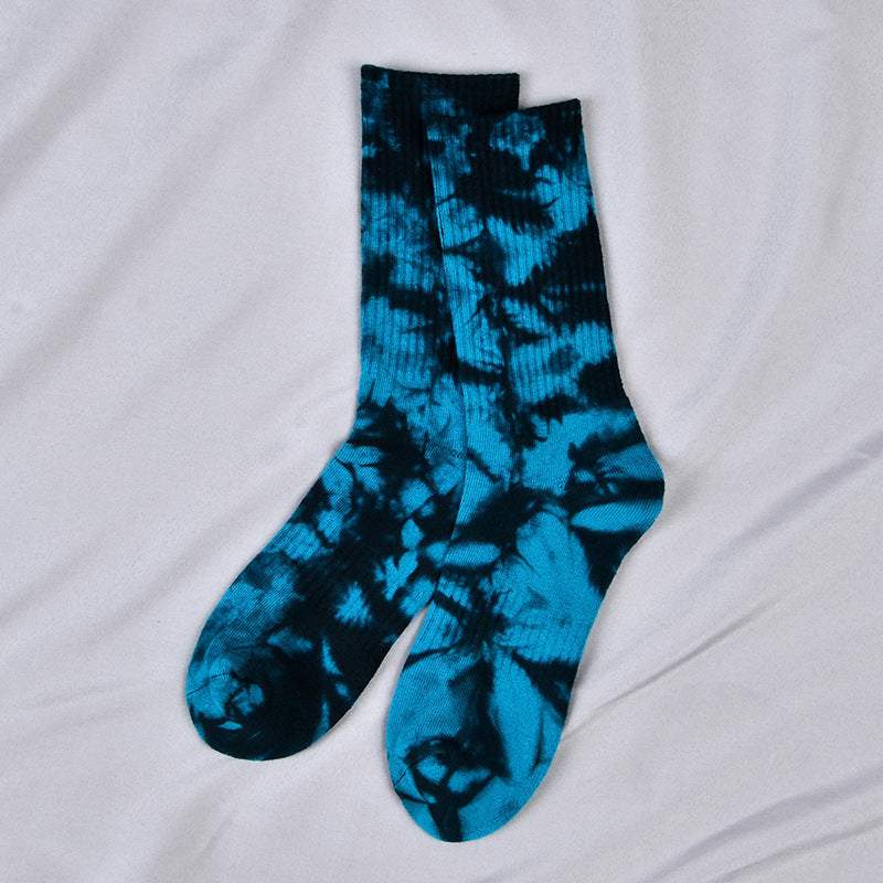 Tie Dye Cotton Socks Fall and Winter - fashionupstore1