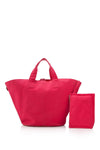 Pre-Loved Hermes Pink Canvas Fabric Beach Tote Bag France - fashionupstore1