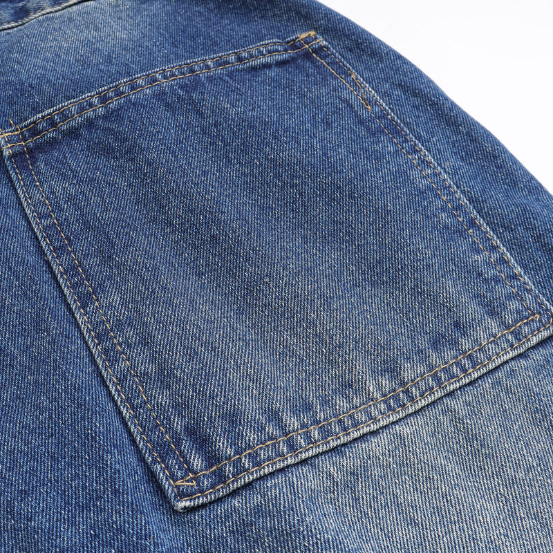 1984® Ripped Wide Leg Jeans Star Patch - 1984brand