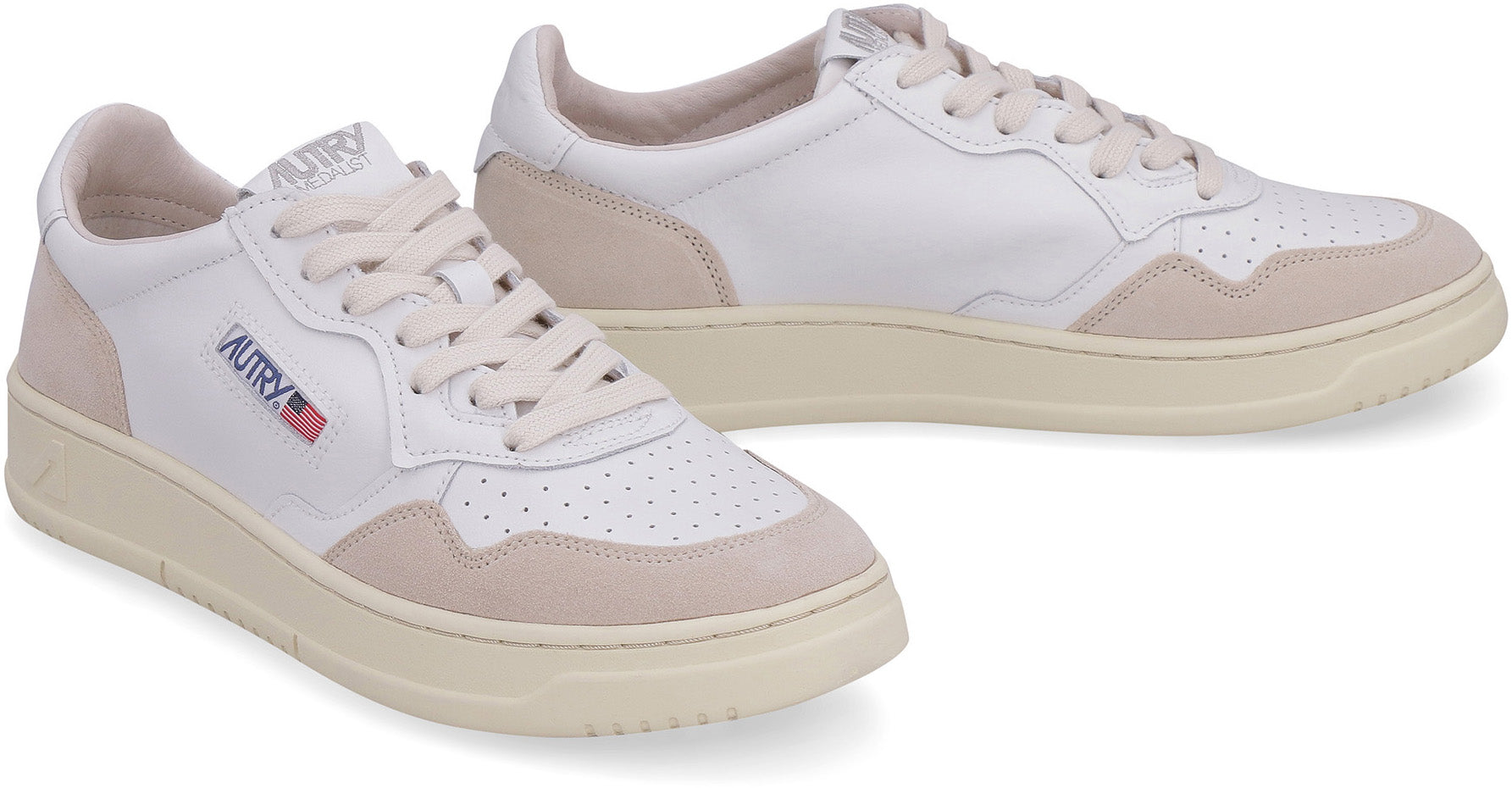 MEDALIST LOW - LEATHER AND SUEDE SNEAKERS - fashionupstore1