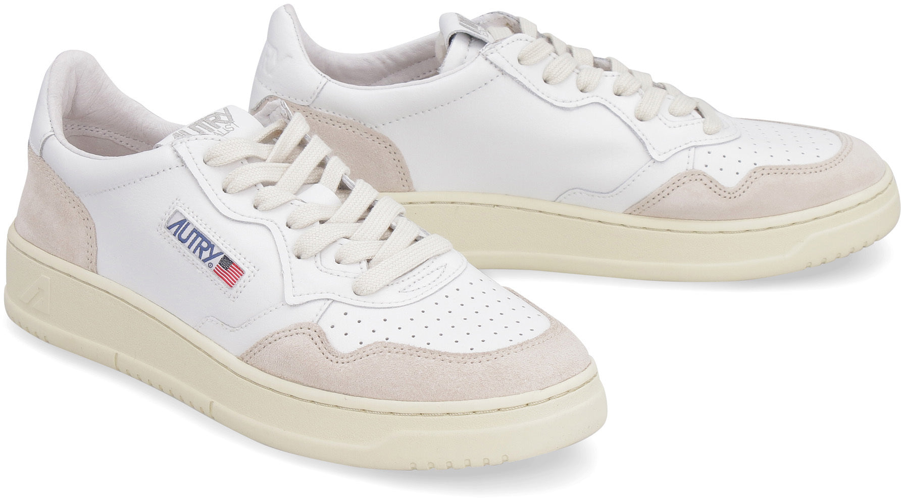 MEDALIST LOW - LEATHER AND SUEDE SNEAKERS - fashionupstore1
