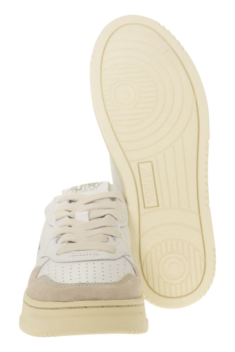MEDALIST LOW - LEATHER AND SUEDE SNEAKERS - fashionupstore1
