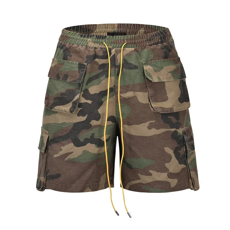 Cargo Shorts - Camo - fashionupstore1