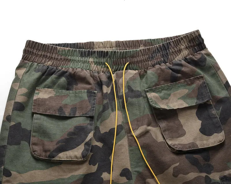 Cargo Shorts - Camo - fashionupstore1