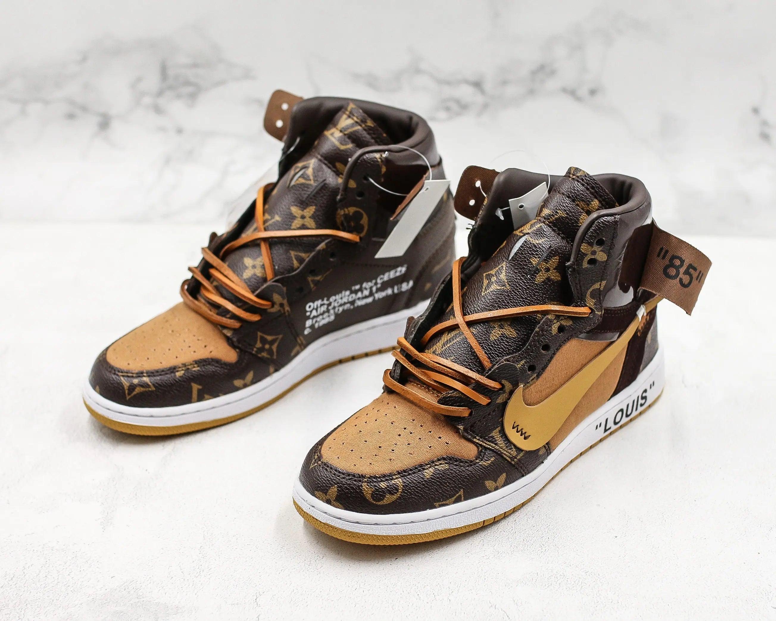 Custom Air Jordan 1 LV High Q ( Customs And Box ), Jordan 1 Sneakers Active A11 sneakerlandnet