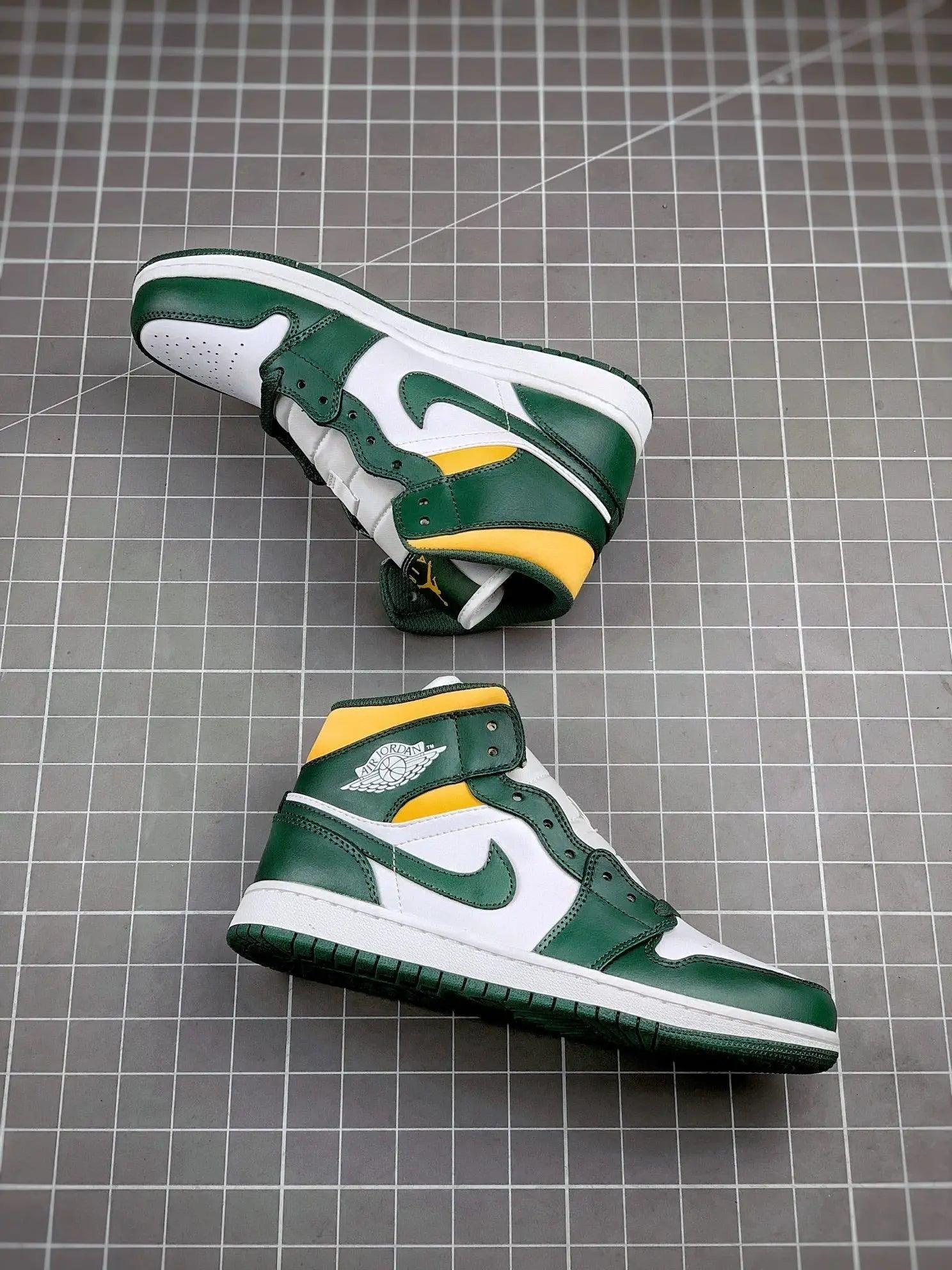 Custom Air Jordan 1 MID 554724-371 - fashionupstore1