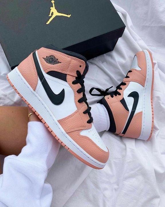 Custom Air Jordan 1 Mid Digital Pink Quartz High Q sneakerlandnet