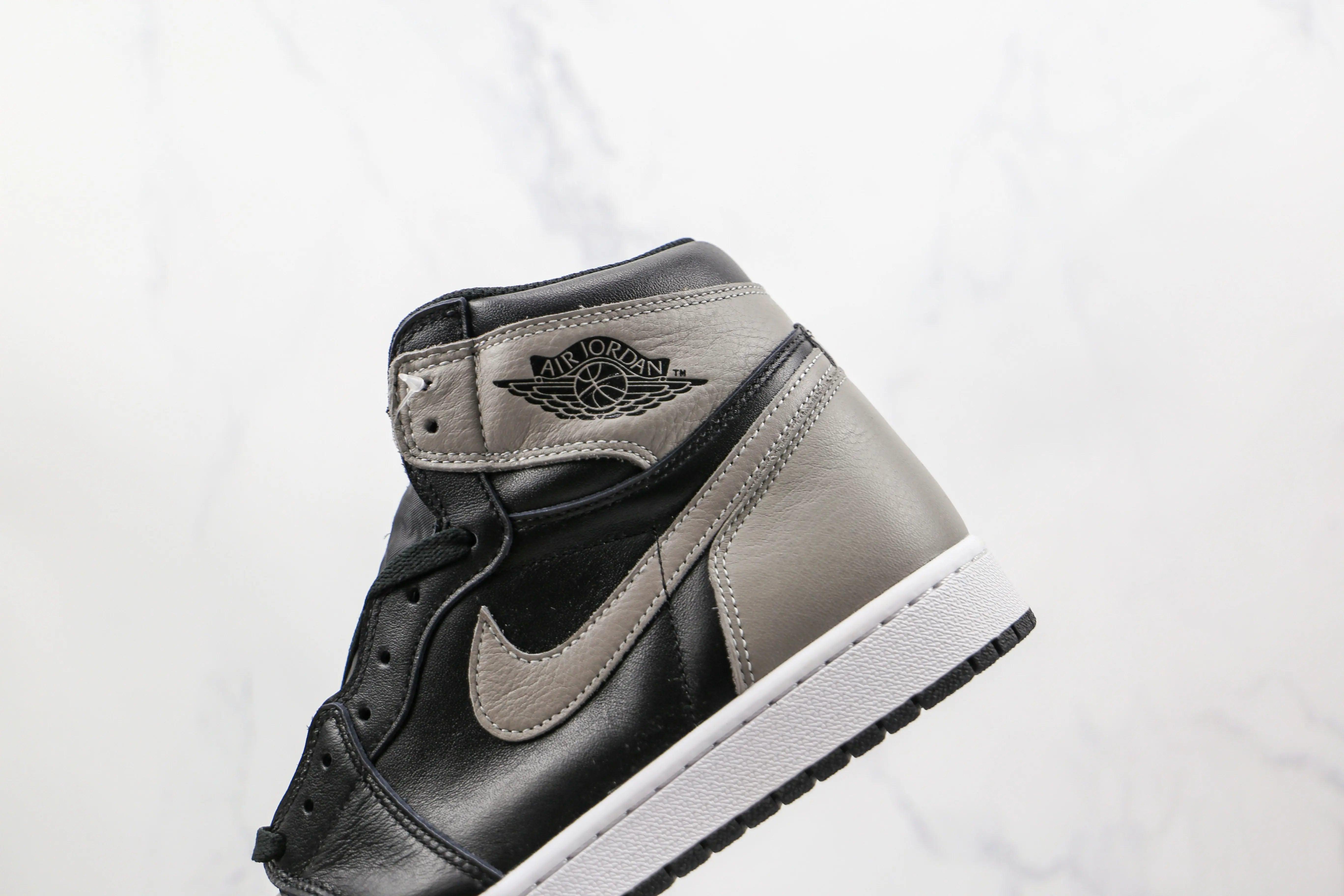 Custom Black Grey Jordan 1 High Q ( Customs And Box ), Jordan 1 Sneakers luxurysteps