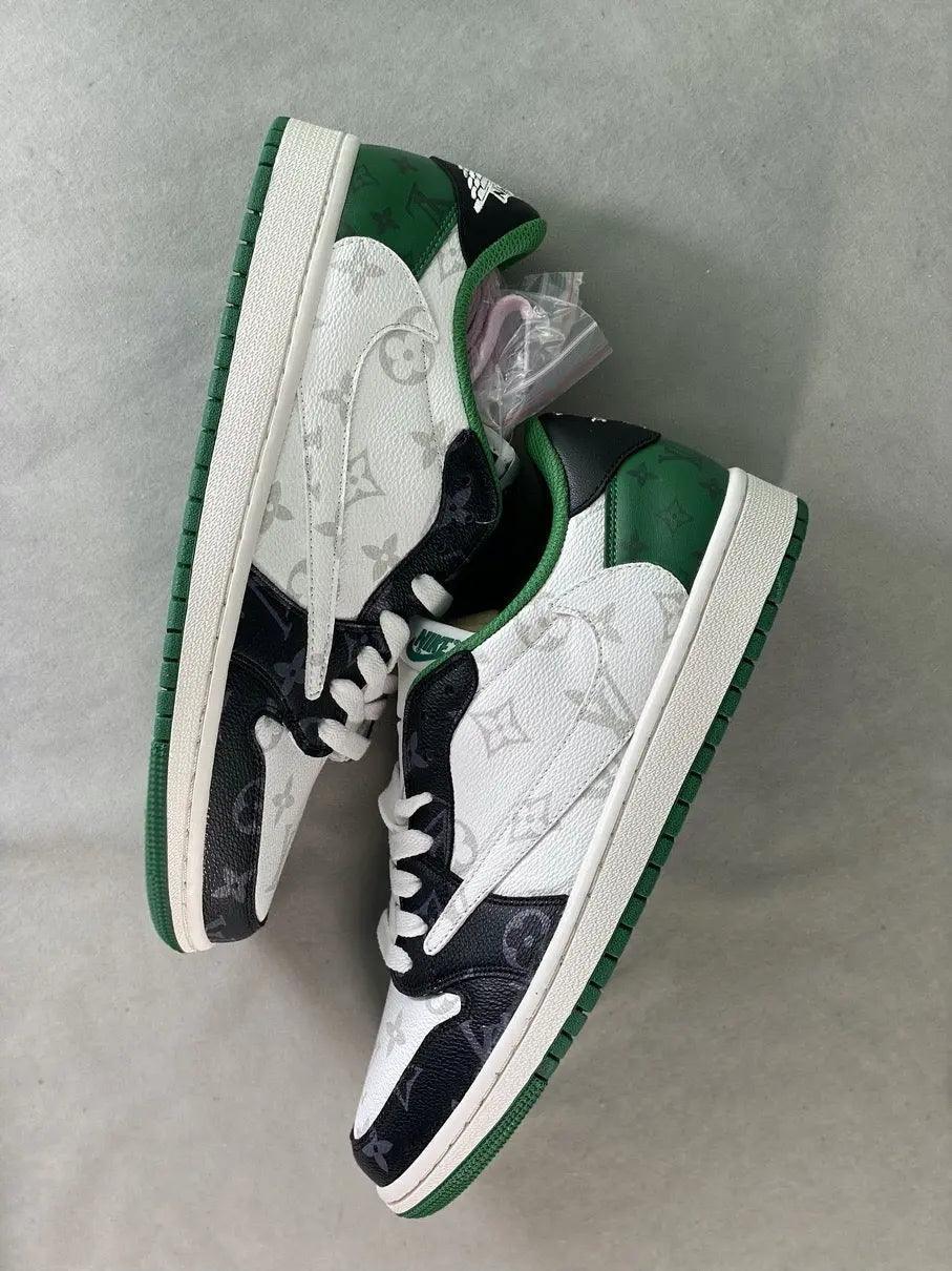 Custom Fragment x LV TS x Air Jordan 1 Low DM7866-318 luxurysteps