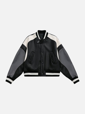 1984® - Multicolor Patchwork PU Leather Jackets - fashionupstore1