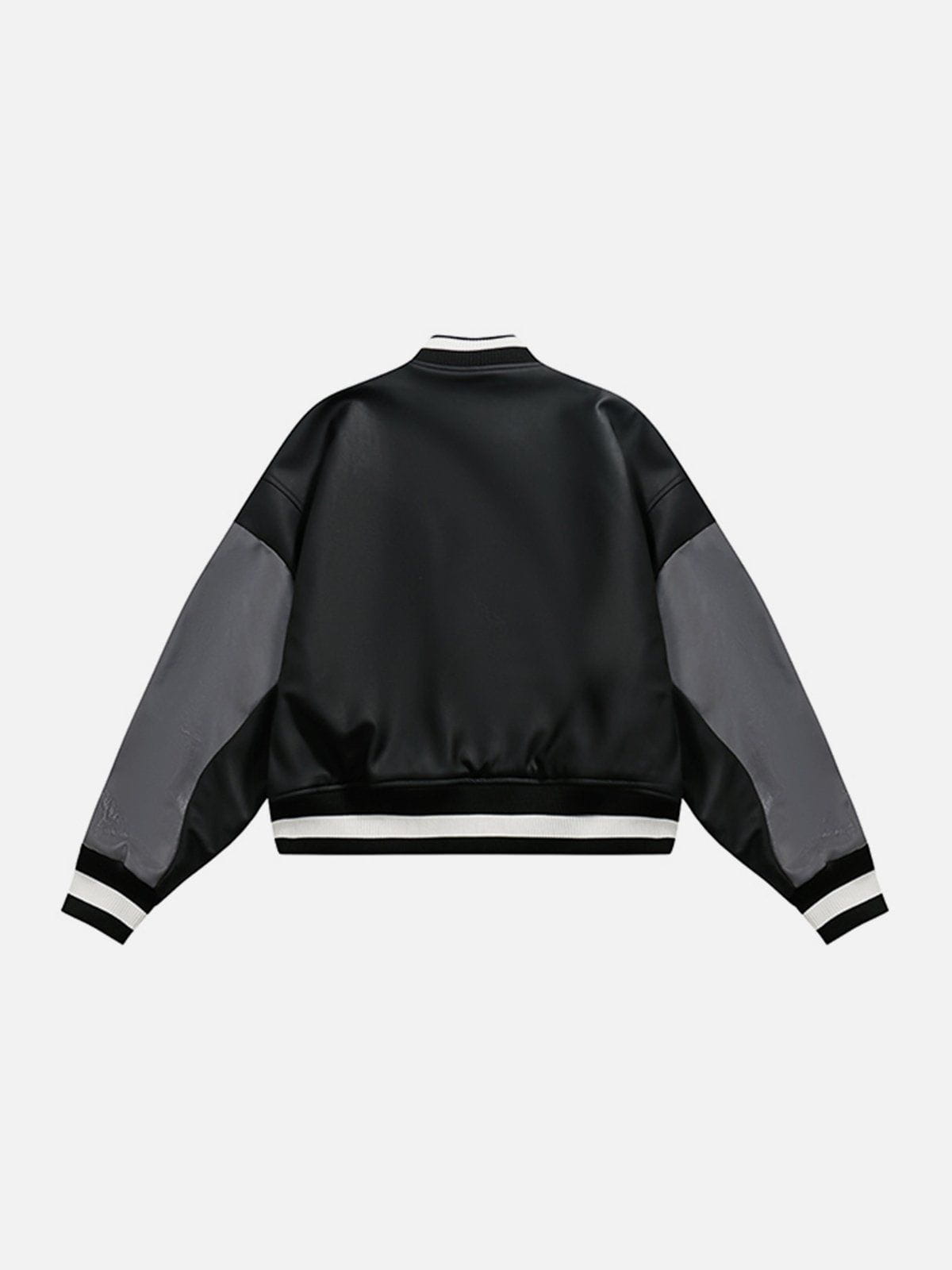 1984® - Multicolor Patchwork PU Leather Jackets - fashionupstore1