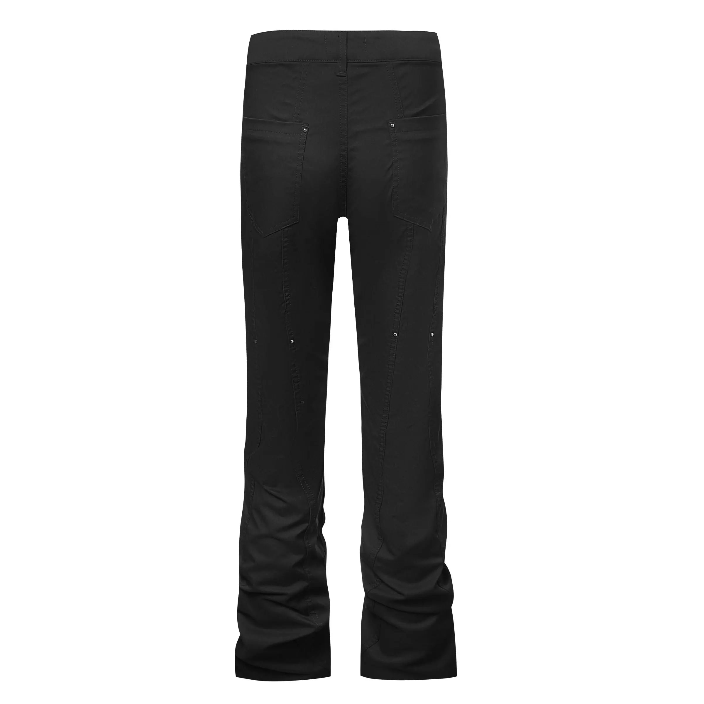 Flare Denim - Basic Black - fashionupstore1