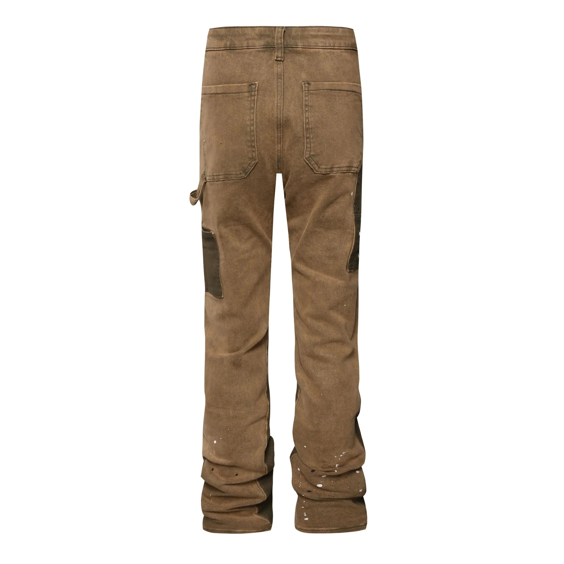 Flare Denim - Bronze - fashionupstore1