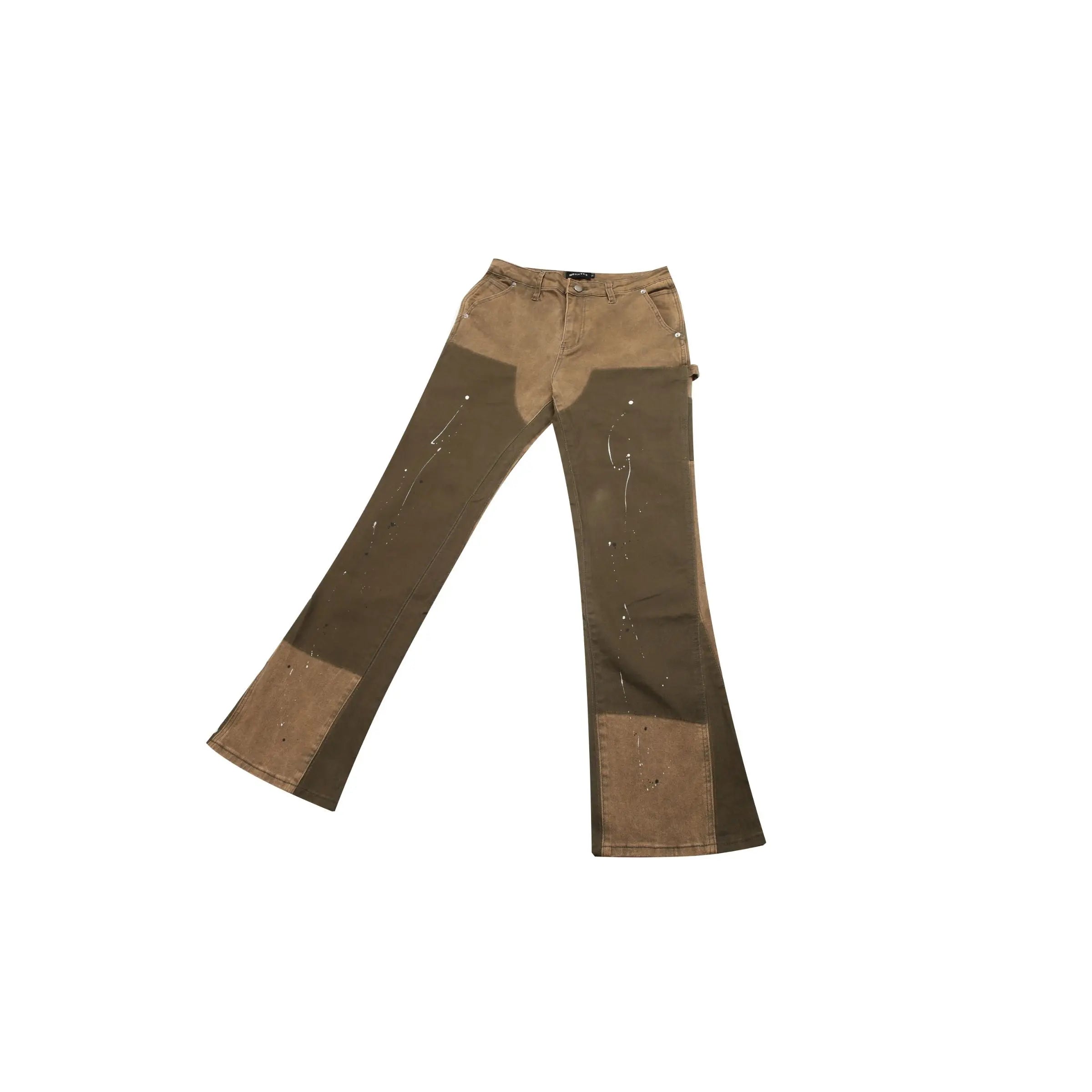 Flare Denim - Bronze - fashionupstore1