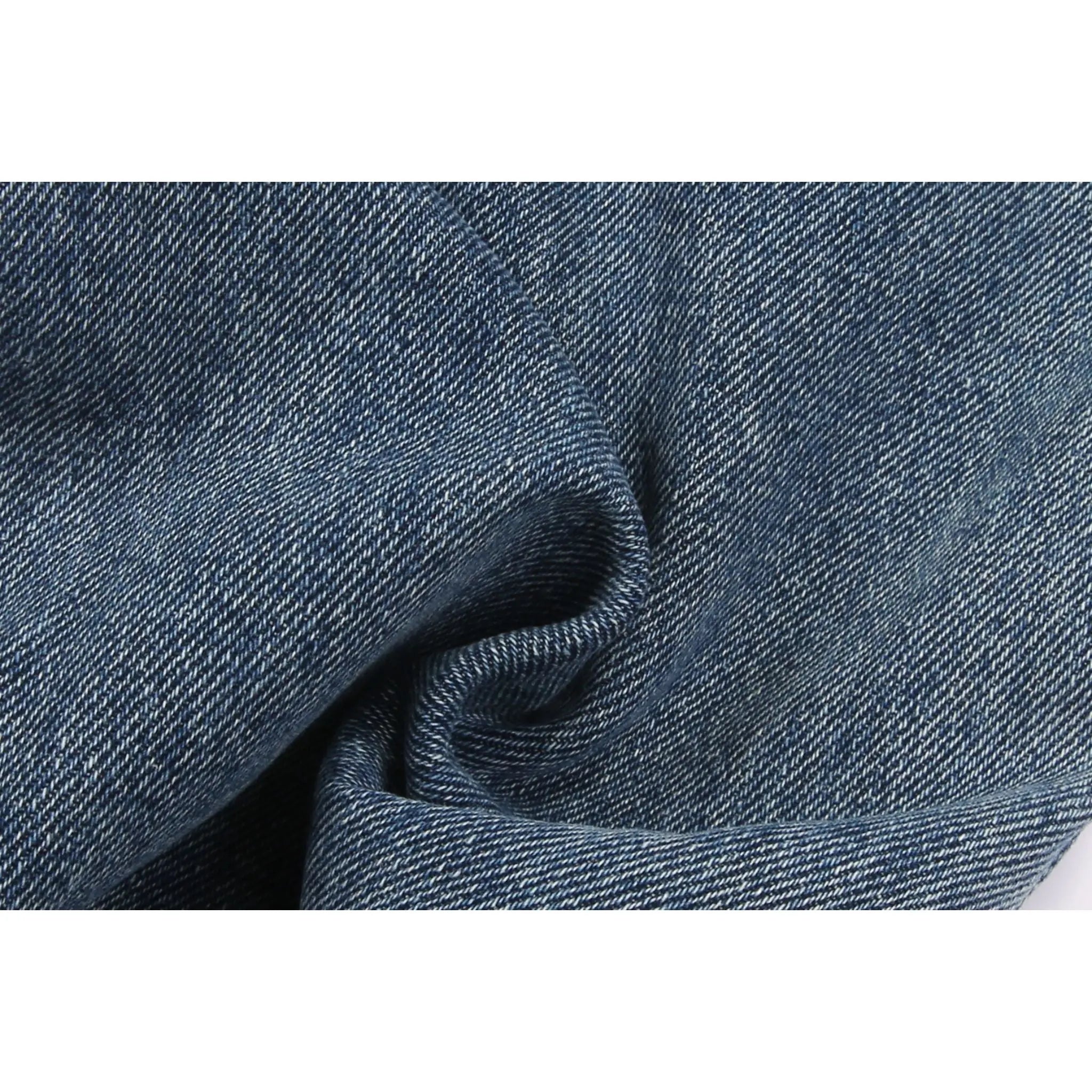 Flare Denim - Patch-work Indigo - fashionupstore1