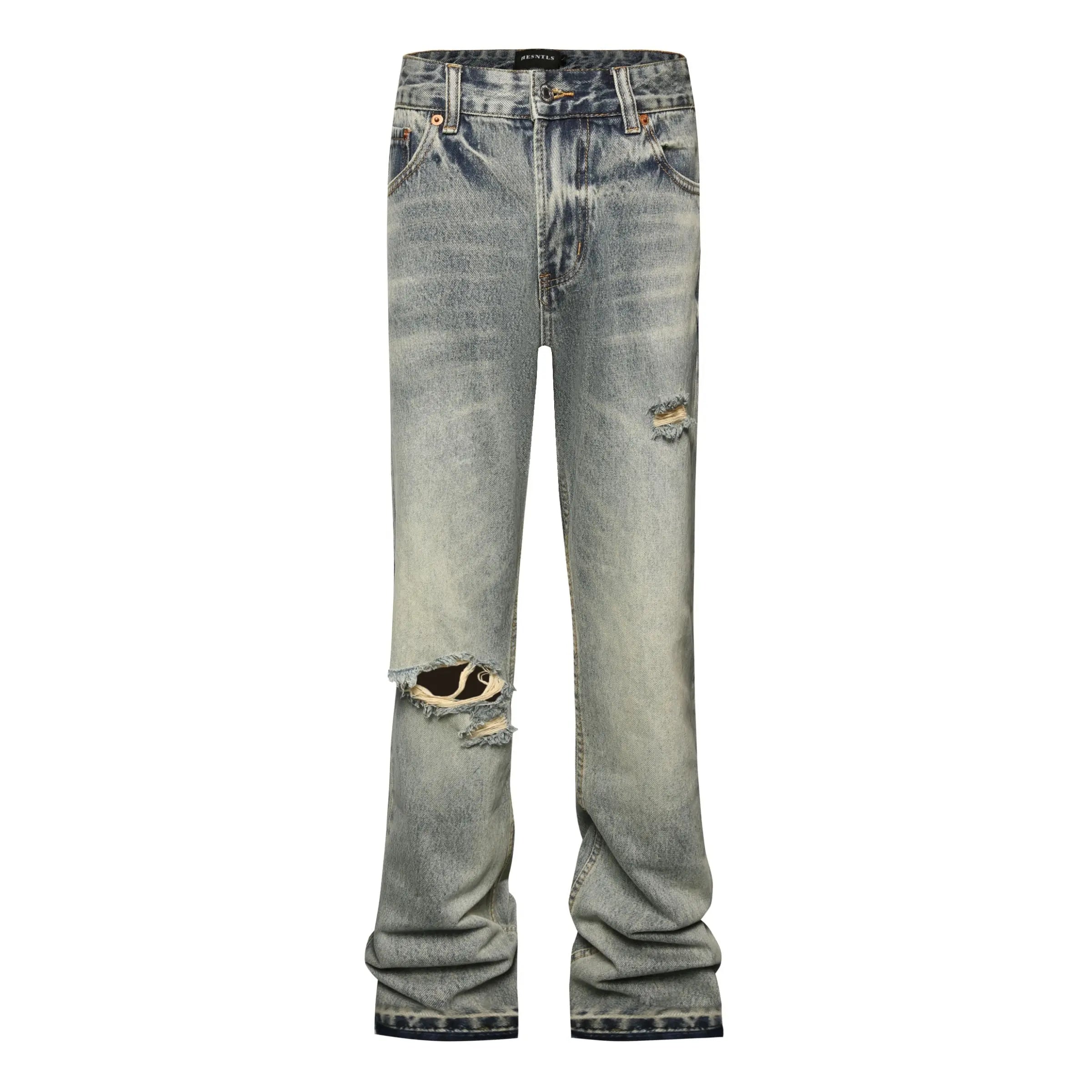 Flare Denim - Vintage Blue - fashionupstore1