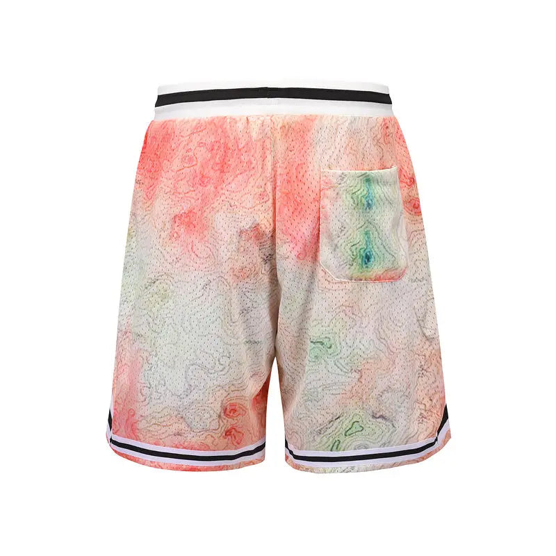 Floral Shorts V2 - Tiedye - fashionupstore1