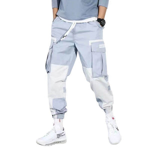 Gurba Cargo Pants Blue tactional cargo pants - fashionupstore1