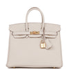 Hermes Birkin 25 Craie Togo Gold Hardware - fashionupstore1