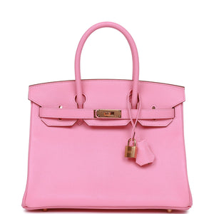 Hermes Birkin 30 Rose Confetti Chevre Gold Hardware - fashionupstore1