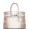 Hermes Birkin 30 Himalaya Niloticus Crocodile Palladium Hardware - fashionupstore1
