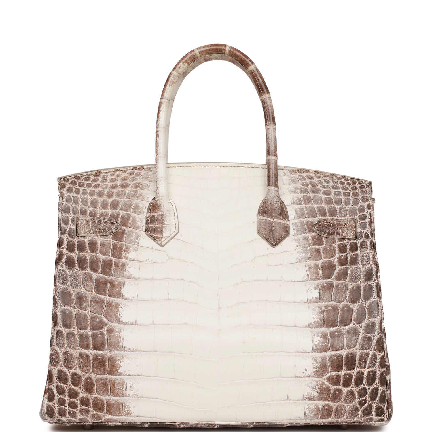 Hermes Birkin 30 Himalaya Niloticus Crocodile Palladium Hardware - fashionupstore1