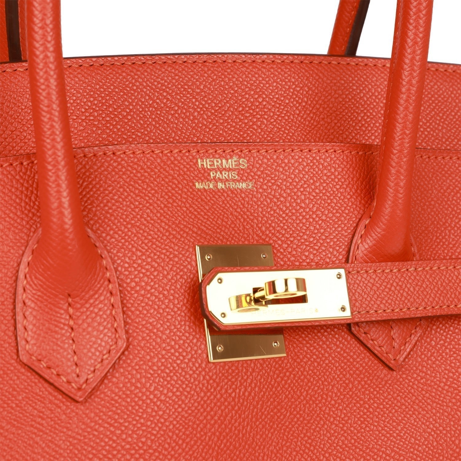 Pre-owned Hermes Birkin 35 Mangue Epsom Gold Hardware - fashionupstore1