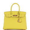 Hermes Birkin 30 Lime Epsom Gold Hardware - fashionupstore1