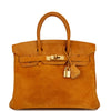 Pre-owned Vintage Hermes Birkin 30 Orange H Doblis Gold Hardware - fashionupstore1