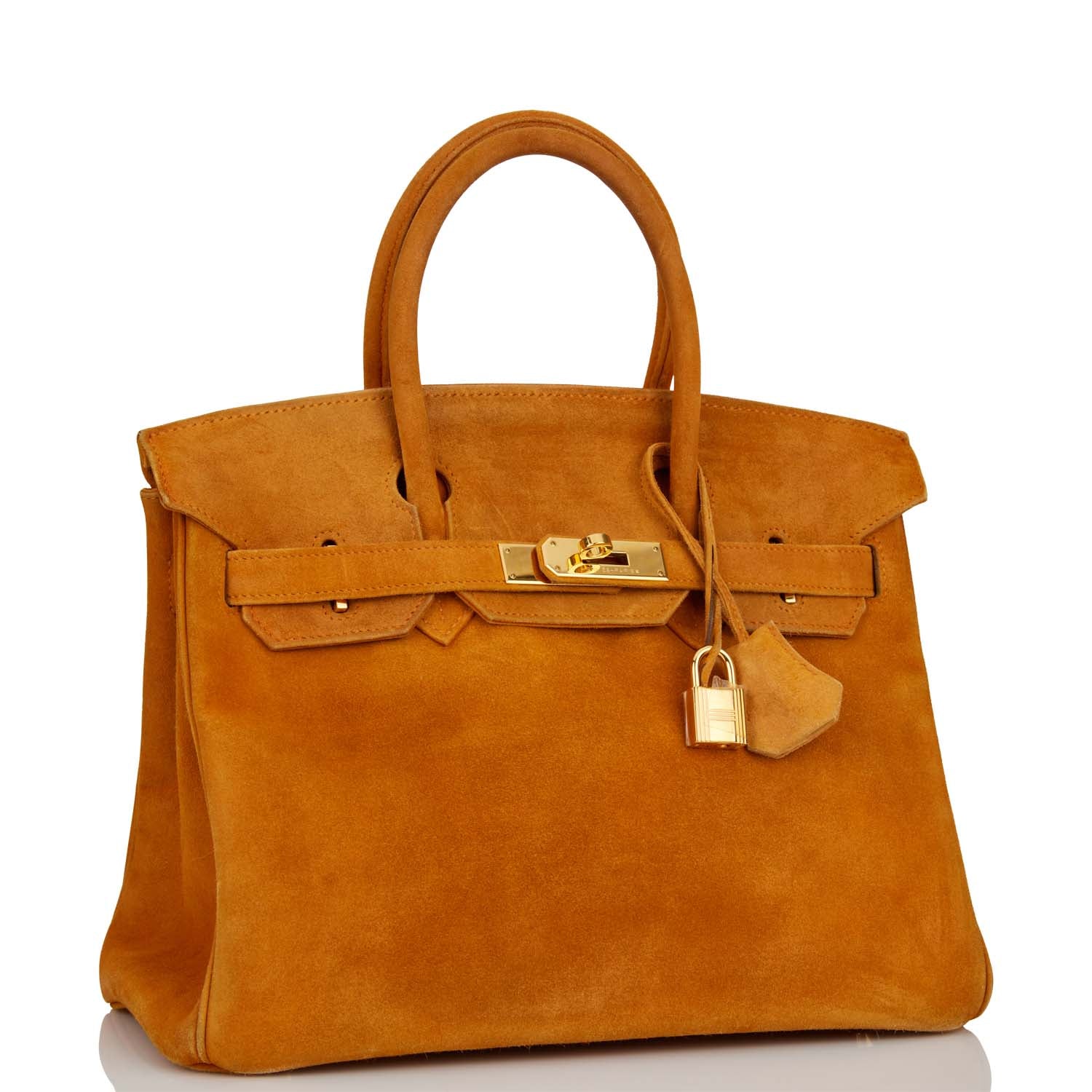 Pre-owned Vintage Hermes Birkin 30 Orange H Doblis Gold Hardware - fashionupstore1