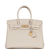 Hermes Birkin 30 Craie Togo Gold Hardware - fashionupstore1