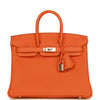 Hermes Birkin 25 Orange Minium Togo Palladium Hardware - fashionupstore1