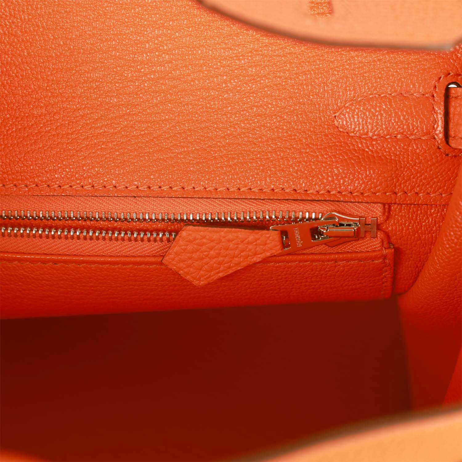 Hermes Birkin 25 Orange Minium Togo Palladium Hardware - fashionupstore1