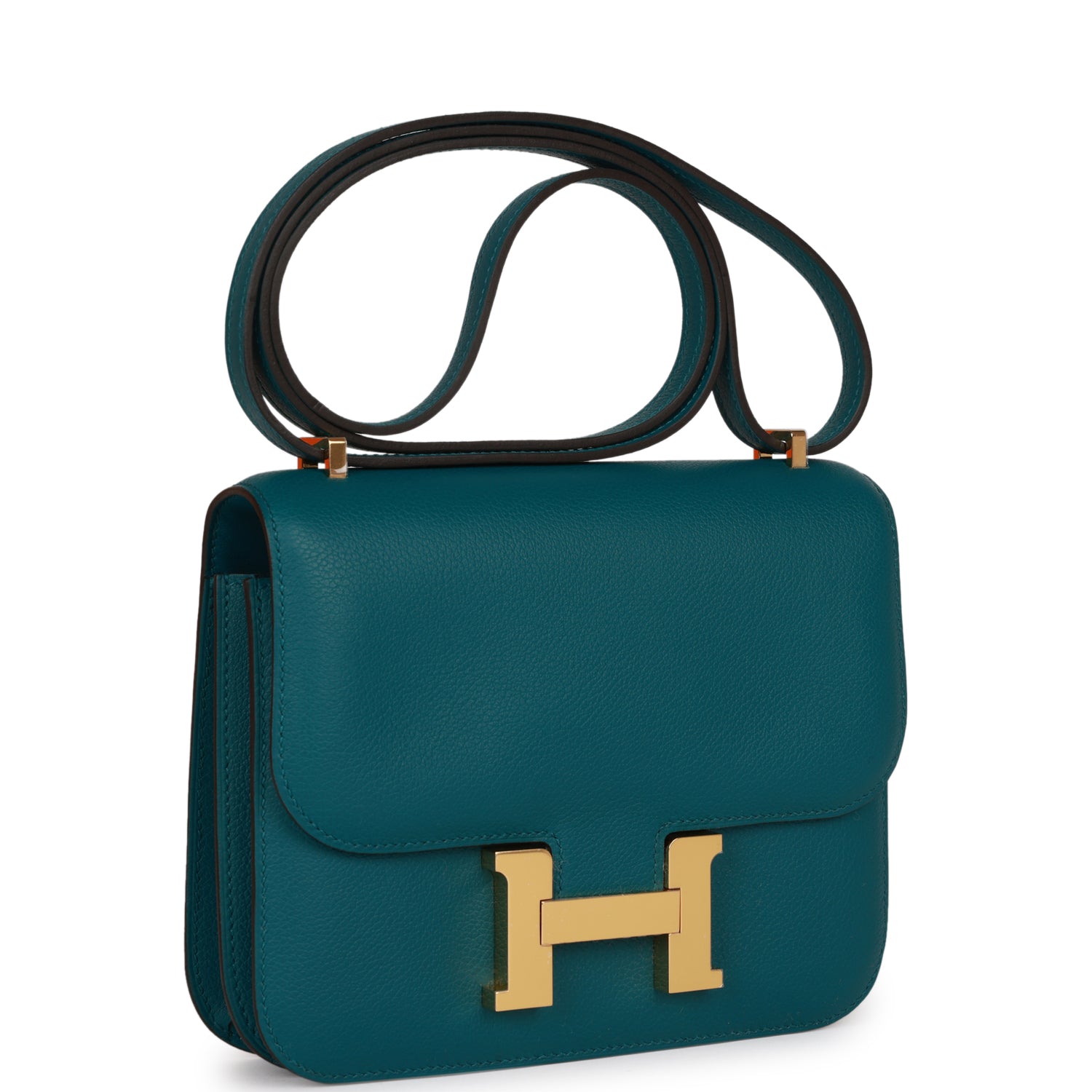 Hermes Constance 18 Vert Bosphore Evercolor Gold Hardware - fashionupstore1