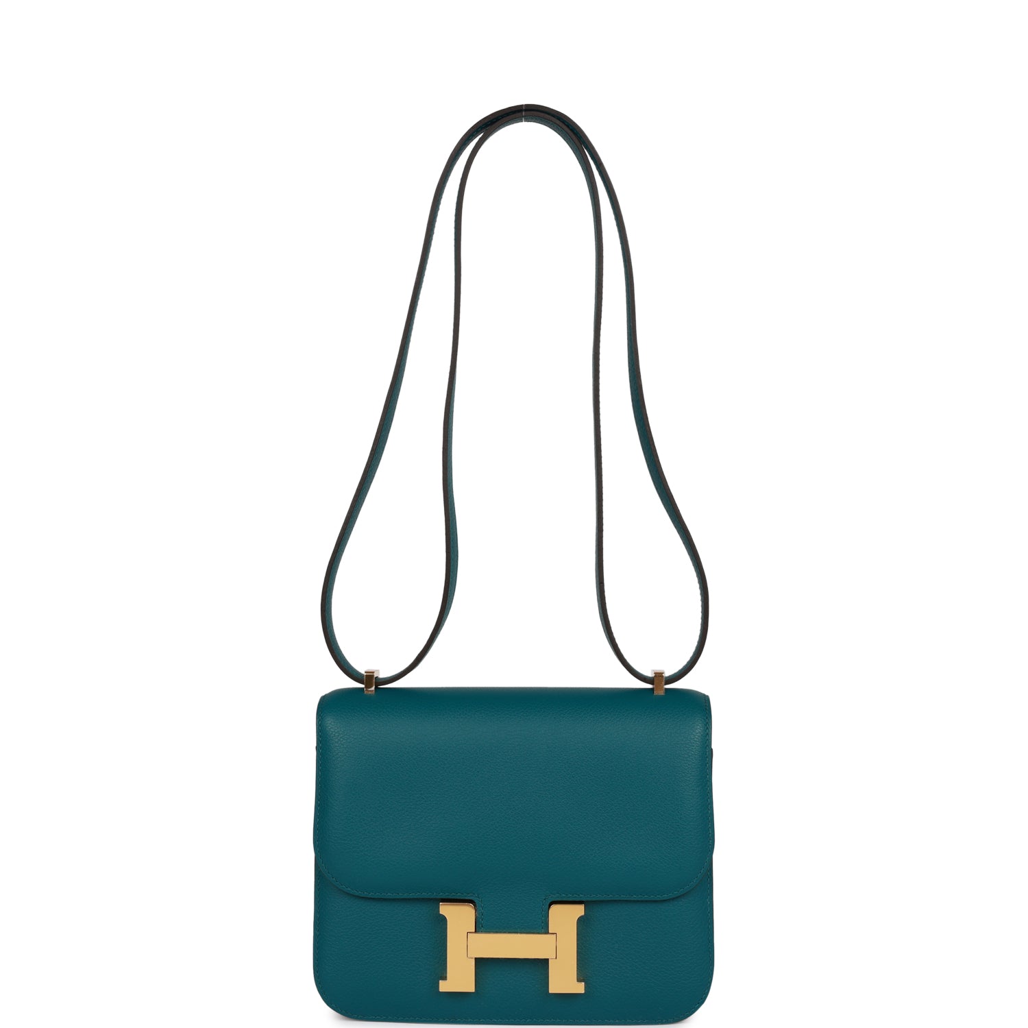 Hermes Constance 18 Vert Bosphore Evercolor Gold Hardware - fashionupstore1