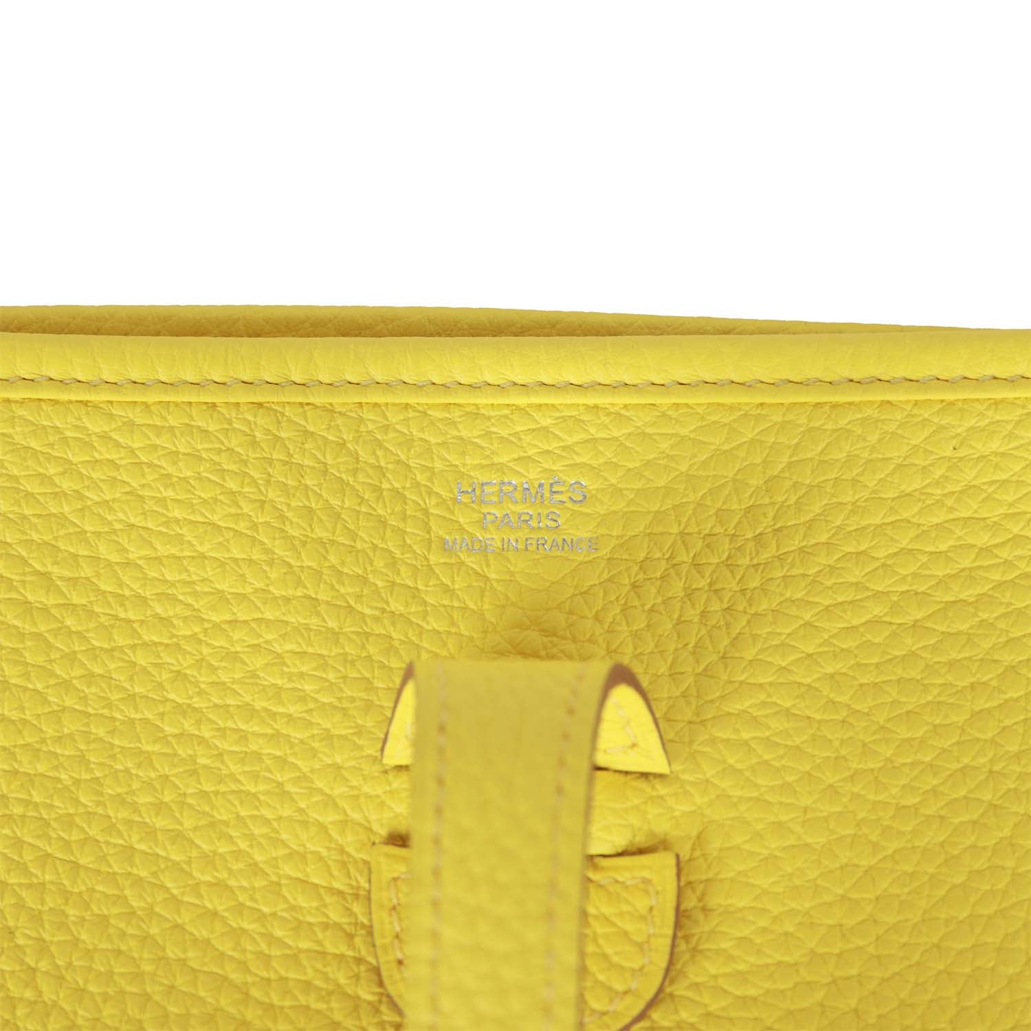 Hermes Evelyne III PM Lime Clemence Palladium Hardware - fashionupstore1