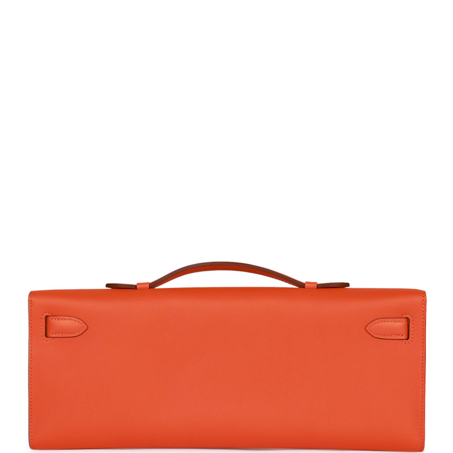 Hermes Kelly Cut Orange Swift Gold Hardware - fashionupstore1