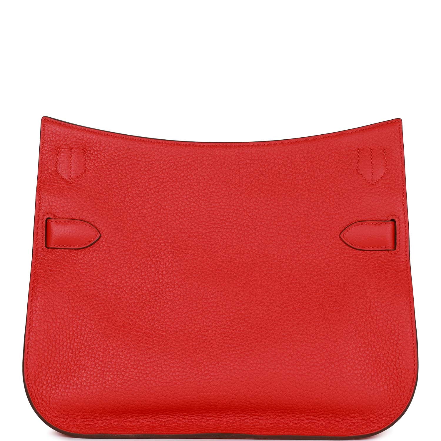 Hermes Jypsiere 28 Rouge De Coeur Clemence Palladium Hardware - fashionupstore1