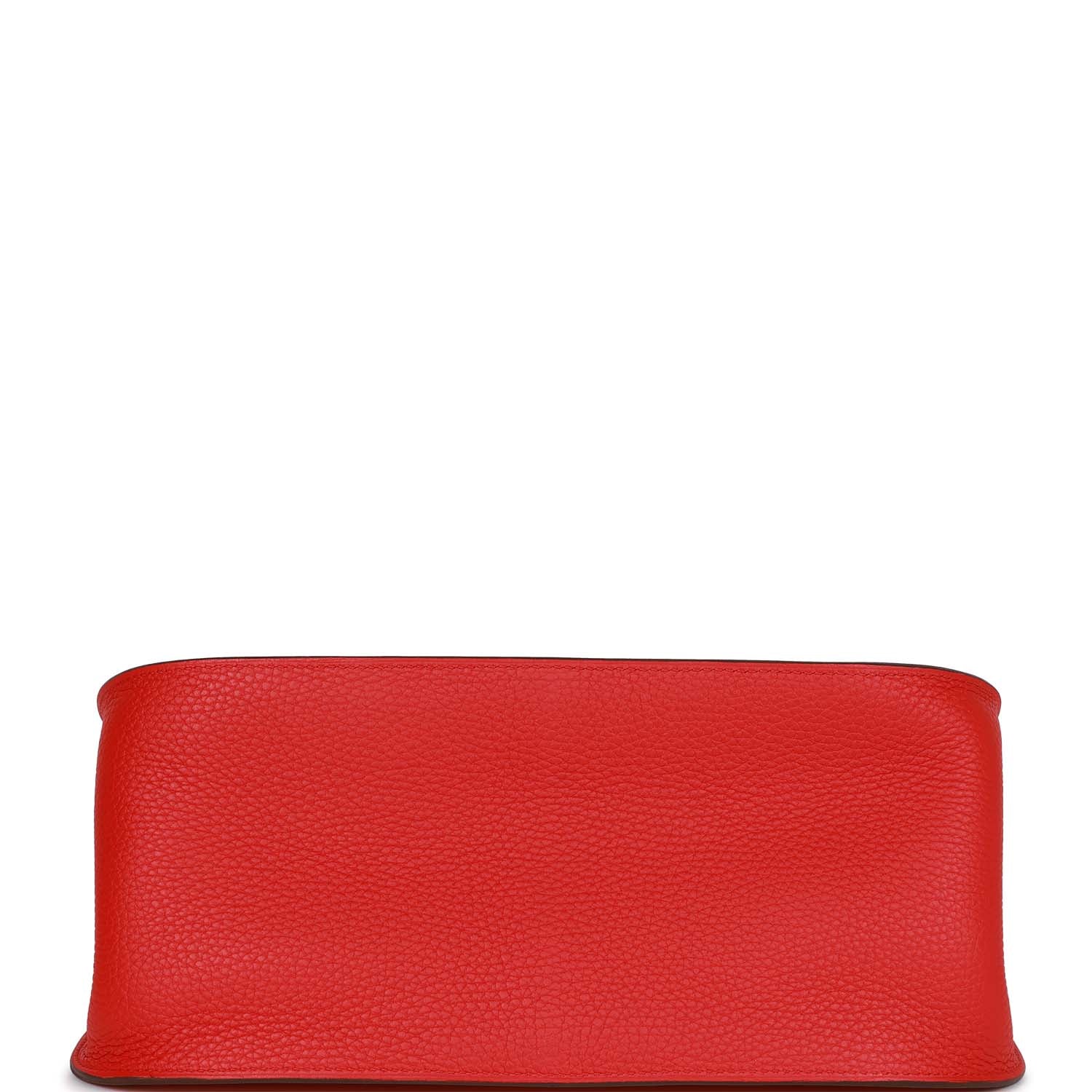 Hermes Jypsiere 28 Rouge De Coeur Clemence Palladium Hardware - fashionupstore1