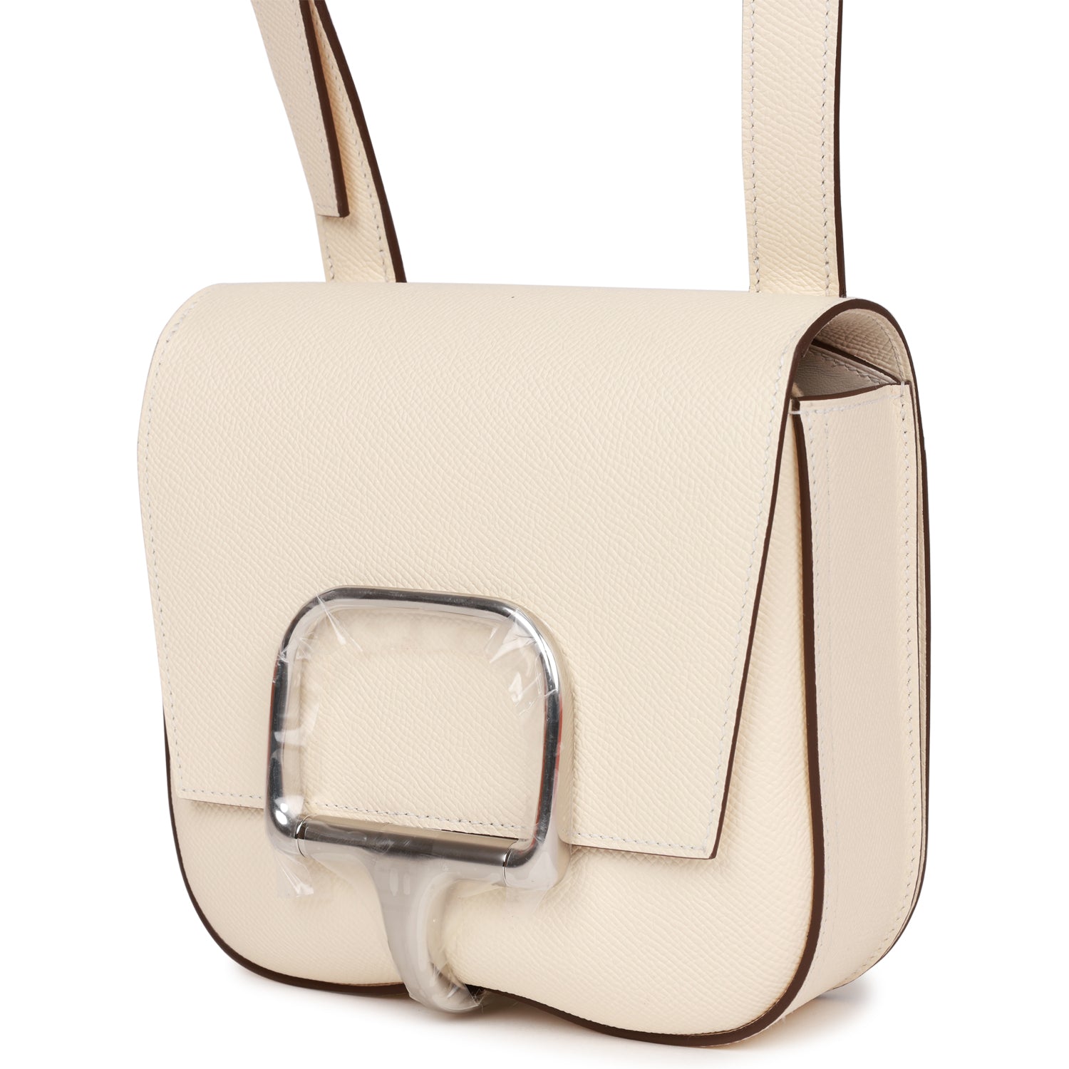 Hermes Mini Della Cavallera Nata Epsom Palladium Hardware - fashionupstore1