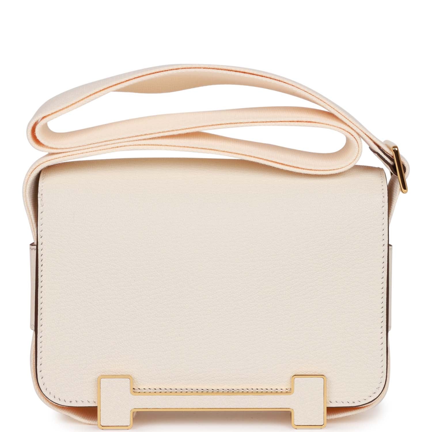 Hermes Geta Bag Nata Chevre Gold Hardware - fashionupstore1