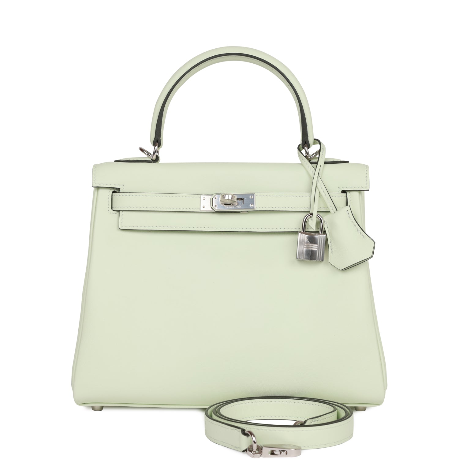 Hermes Kelly Retourne 25 Vert Fizz Swift Palladium Hardware - fashionupstore1