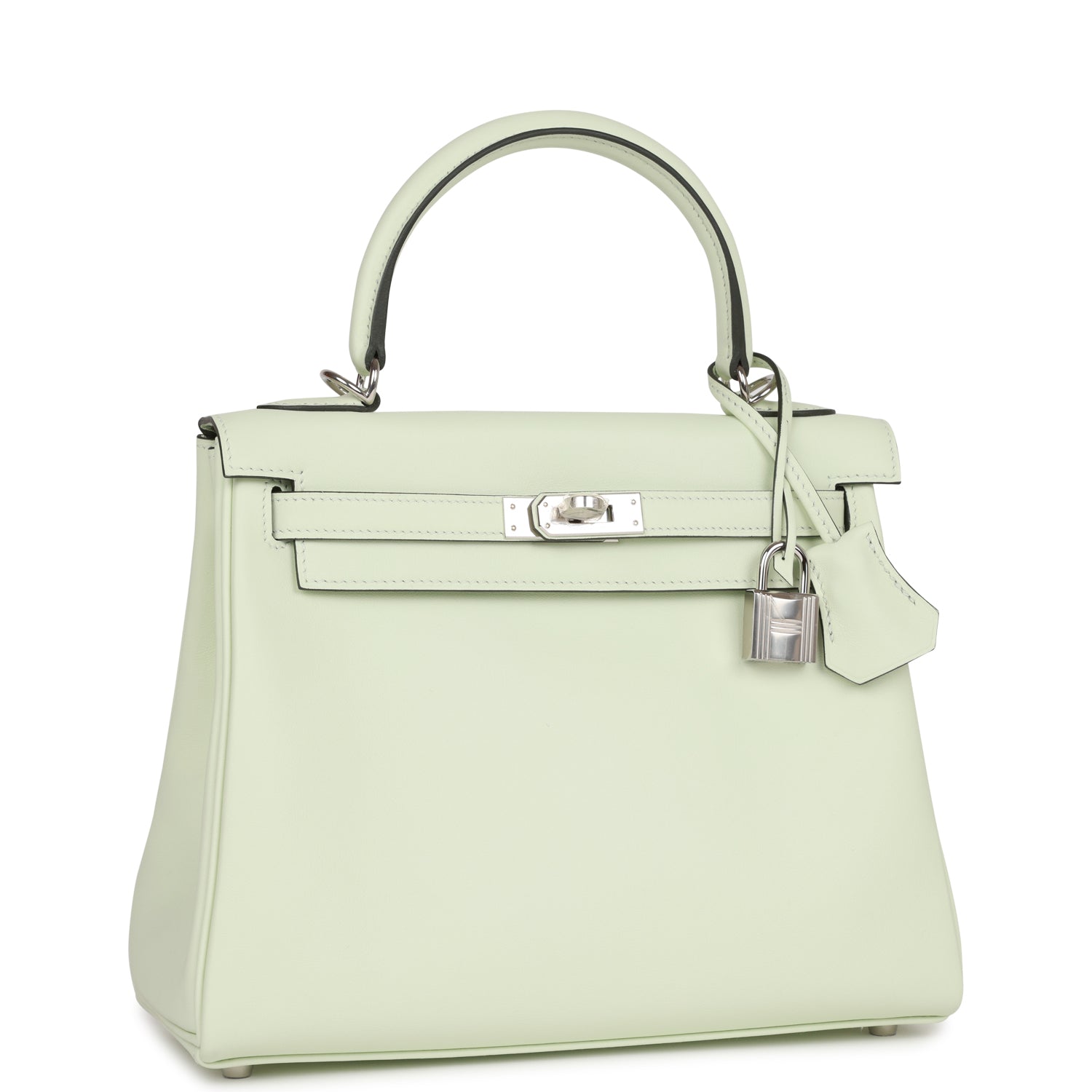 Hermes Kelly Retourne 25 Vert Fizz Swift Palladium Hardware - fashionupstore1